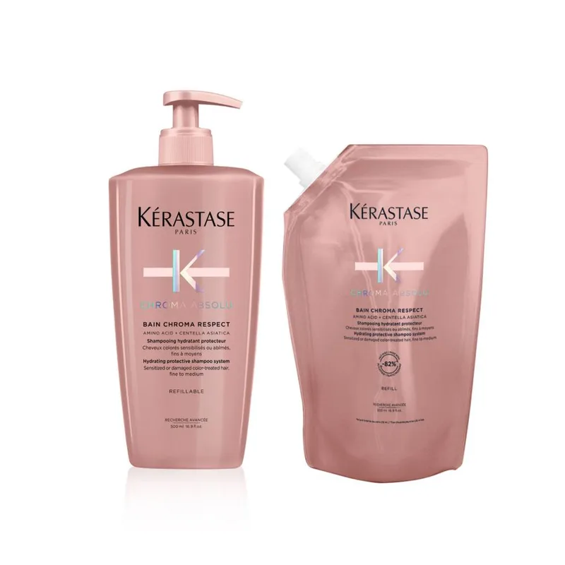 Chroma Absolu Bain Chroma Respect Refill Set – Kérastase